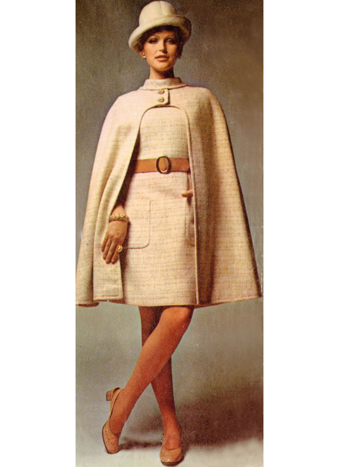 Simplicity Sewing Pattern 1960s Misses' Cape and Dress (PDF) 2 Simplicity Sewing Pattern 1960s Misses' Cape and Dress (PDF)