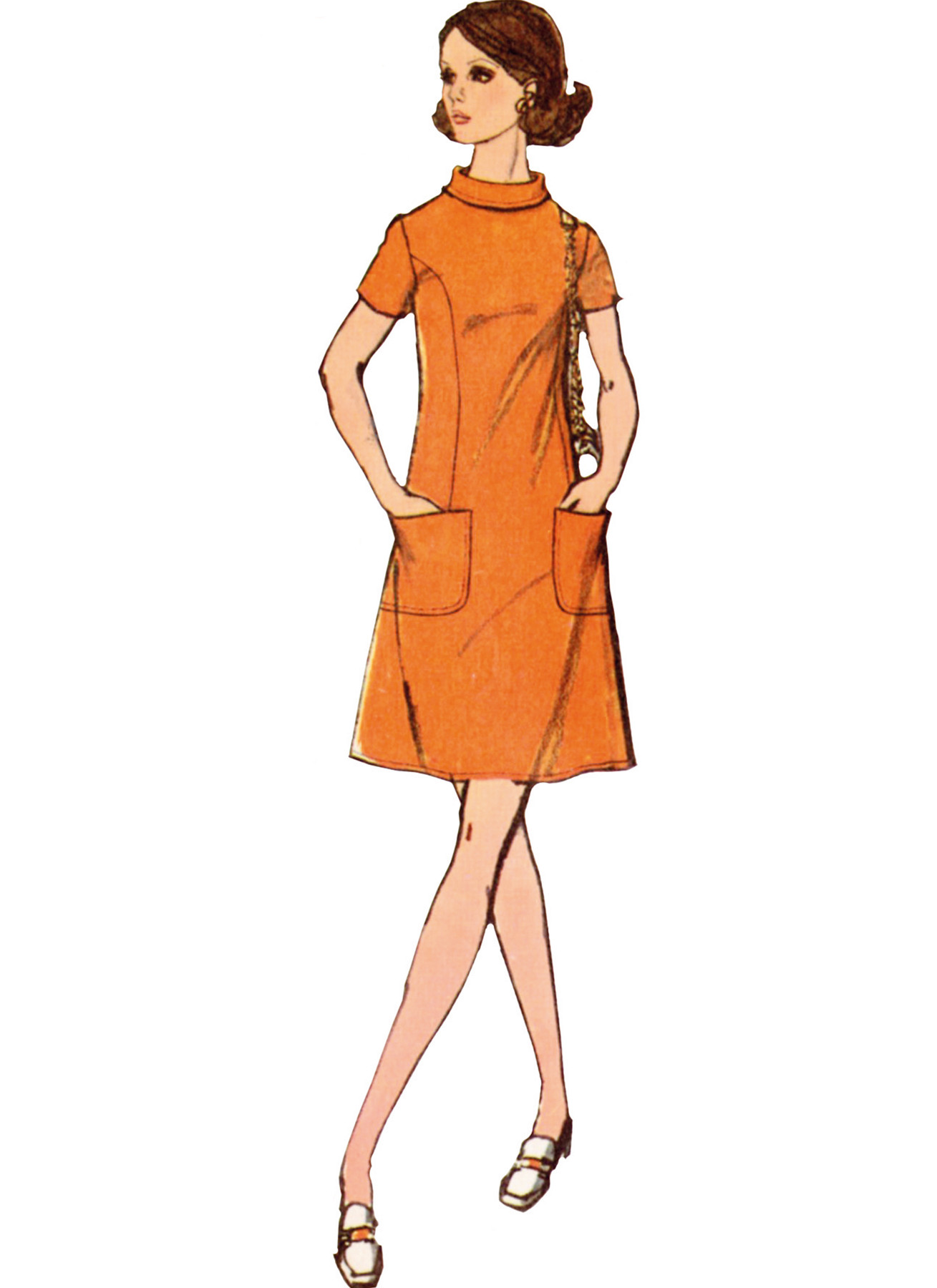 Simplicity Sewing Pattern 1960s Misses' Cape and Dress (PDF) 3 Simplicity Sewing Pattern 1960s Misses' Cape and Dress (PDF)