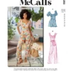 McCall's Sewing Pattern Misses' Romper, Jumpsuits & Sash (PDF)