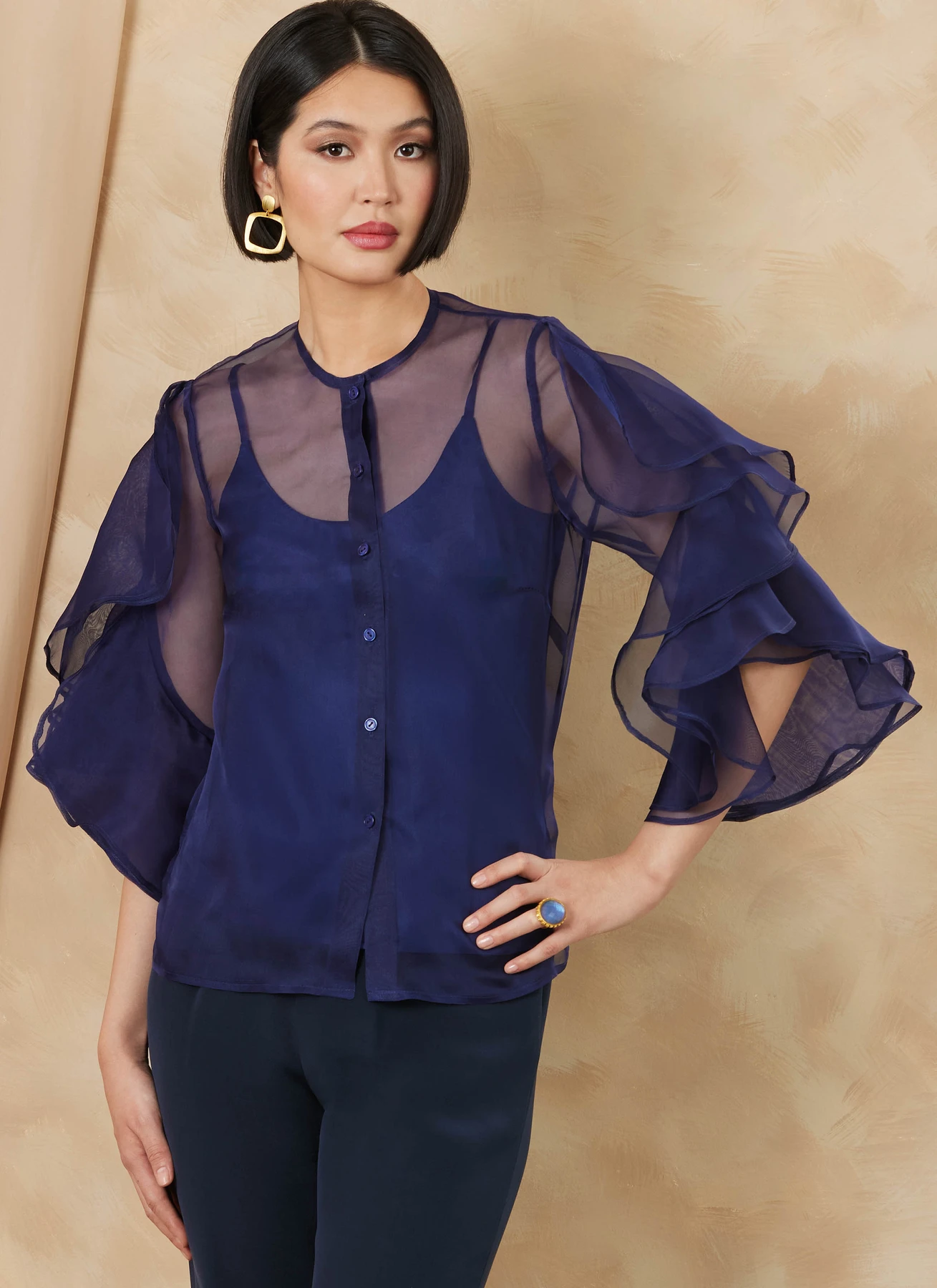 Vogue Patterns Misses' Sheer Blouse And Camisole (PDF) 2 Vogue Patterns Misses' Sheer Blouse And Camisole (PDF)