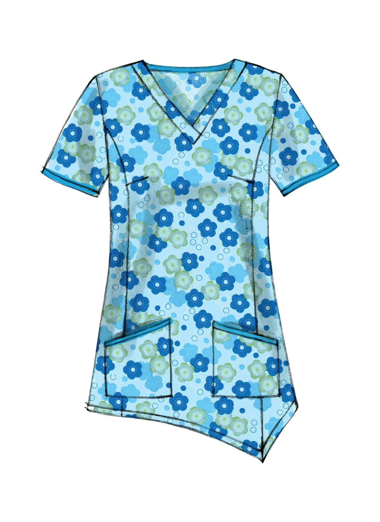 McCall's Sewing Pattern Misses'/Women's Scrubs Tops and Pants (PDF) 5 McCall's Sewing Pattern Misses'/Women's Scrubs Tops and Pants (PDF)