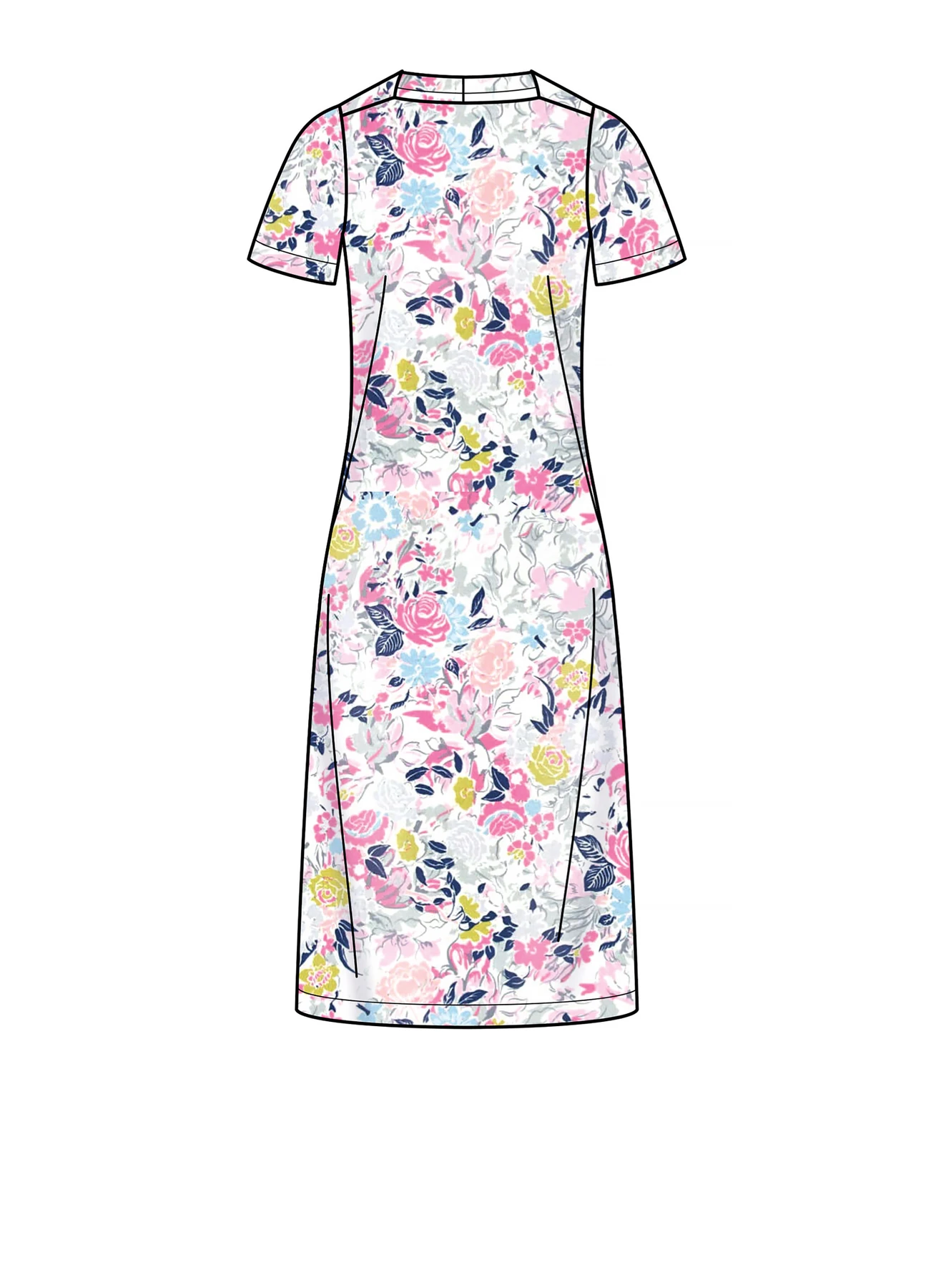 New Look Sewing Pattern Misses' Shift Dresses with French Darts, with or Without Sleeves 3 New Look Sewing Pattern Misses' Shift Dresses with French Darts, with or Without Sleeves