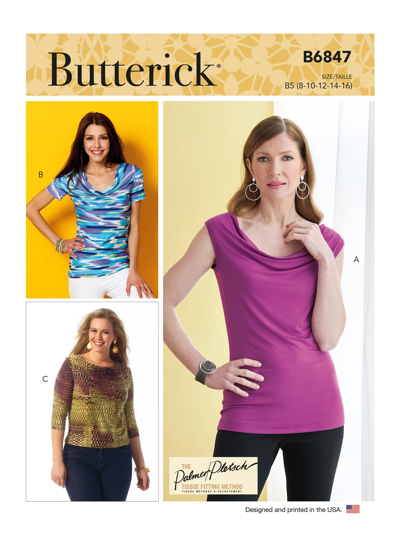 Butterick Sewing Pattern Misses' Cowl-Neck Tops (PDF) 1 Butterick Sewing Pattern Misses' Cowl-Neck Tops (PDF)