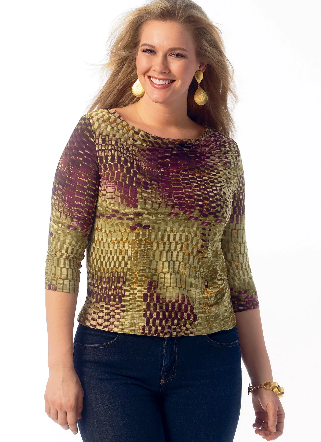 Butterick Sewing Pattern Misses' Cowl-Neck Tops (PDF) 3 Butterick Sewing Pattern Misses' Cowl-Neck Tops (PDF)