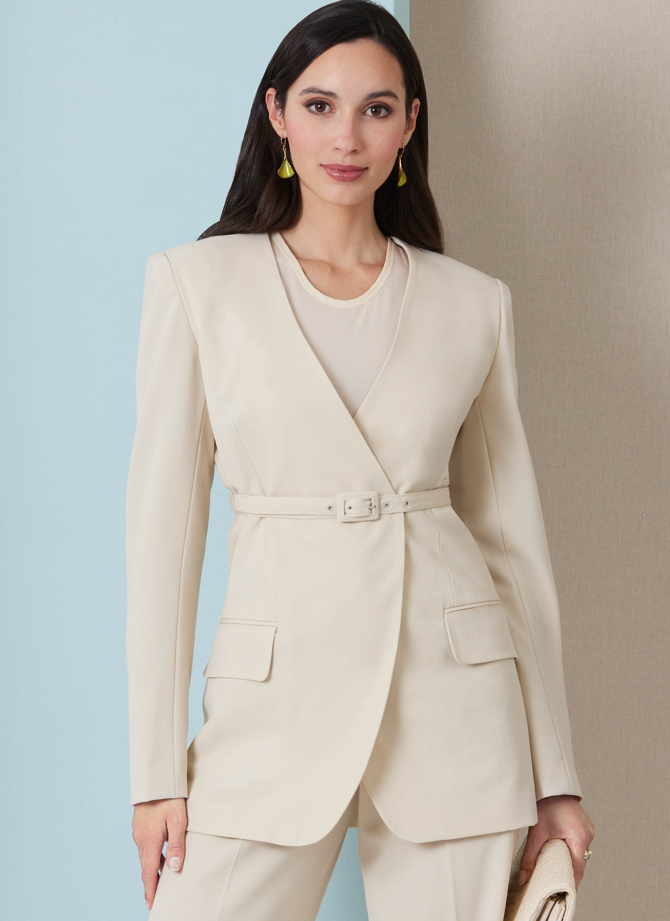Butterick Sewing Pattern Misses' Jacket with Belt and Pants 2 Butterick Sewing Pattern Misses' Jacket with Belt and Pants
