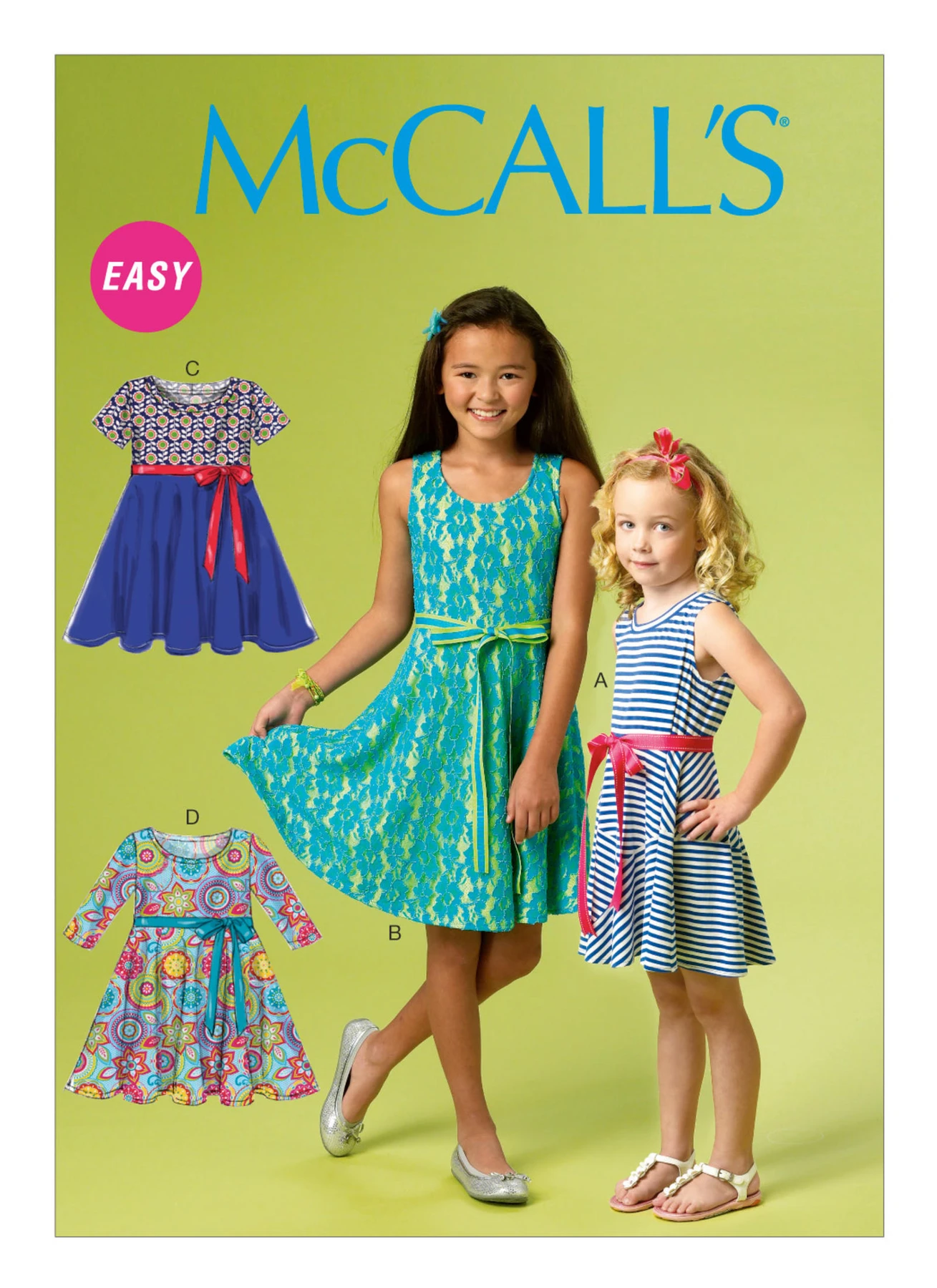 McCall's Sewing Pattern Children's/Girls' Circle Dresses 1 McCall's Sewing Pattern Children's/Girls' Circle Dresses