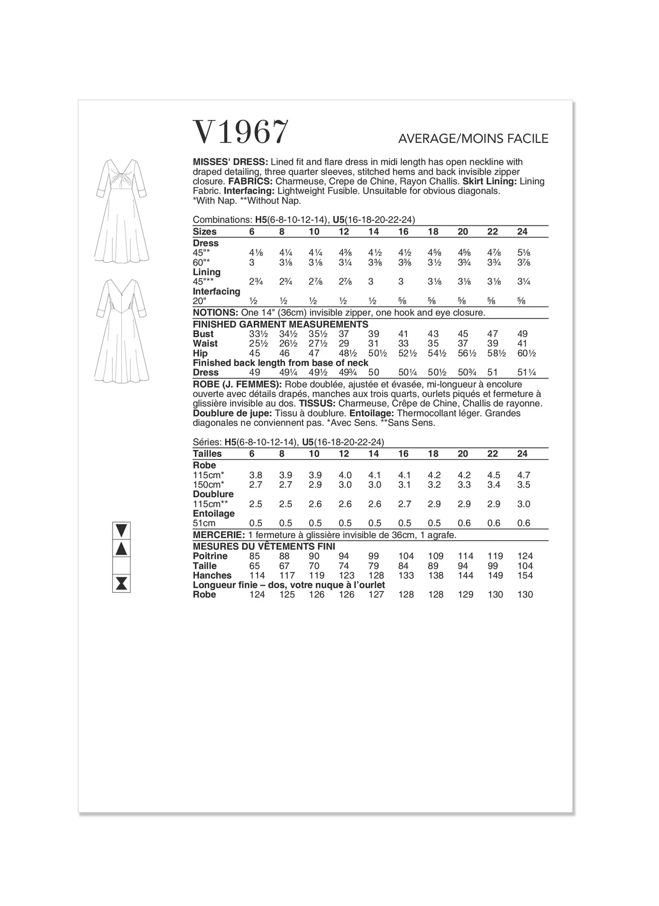 Vogue Patterns Misses' Dress by Rachel Comey 5 Vogue Patterns Misses' Dress by Rachel Comey