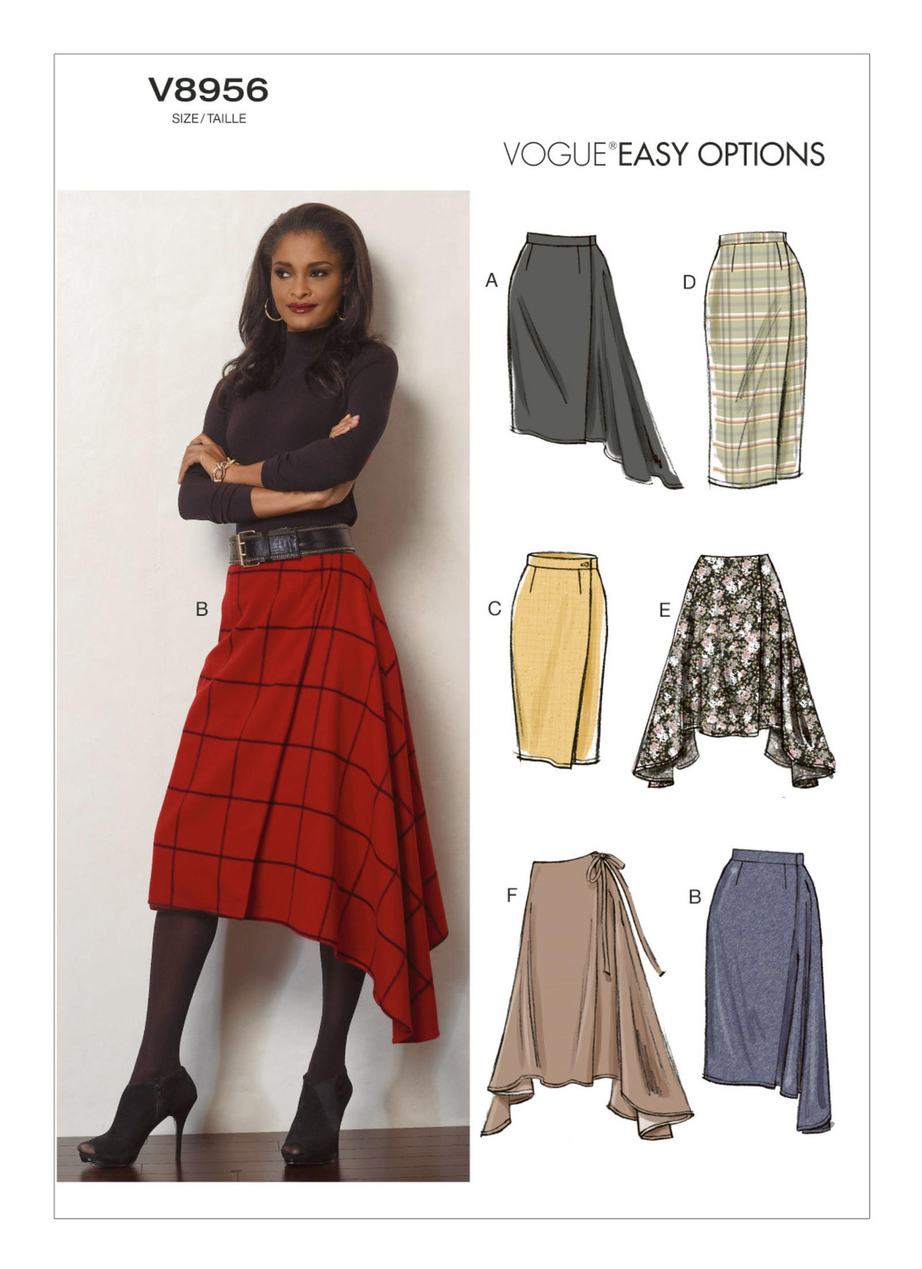 Vogue Patterns Misses' Wrap Skirts