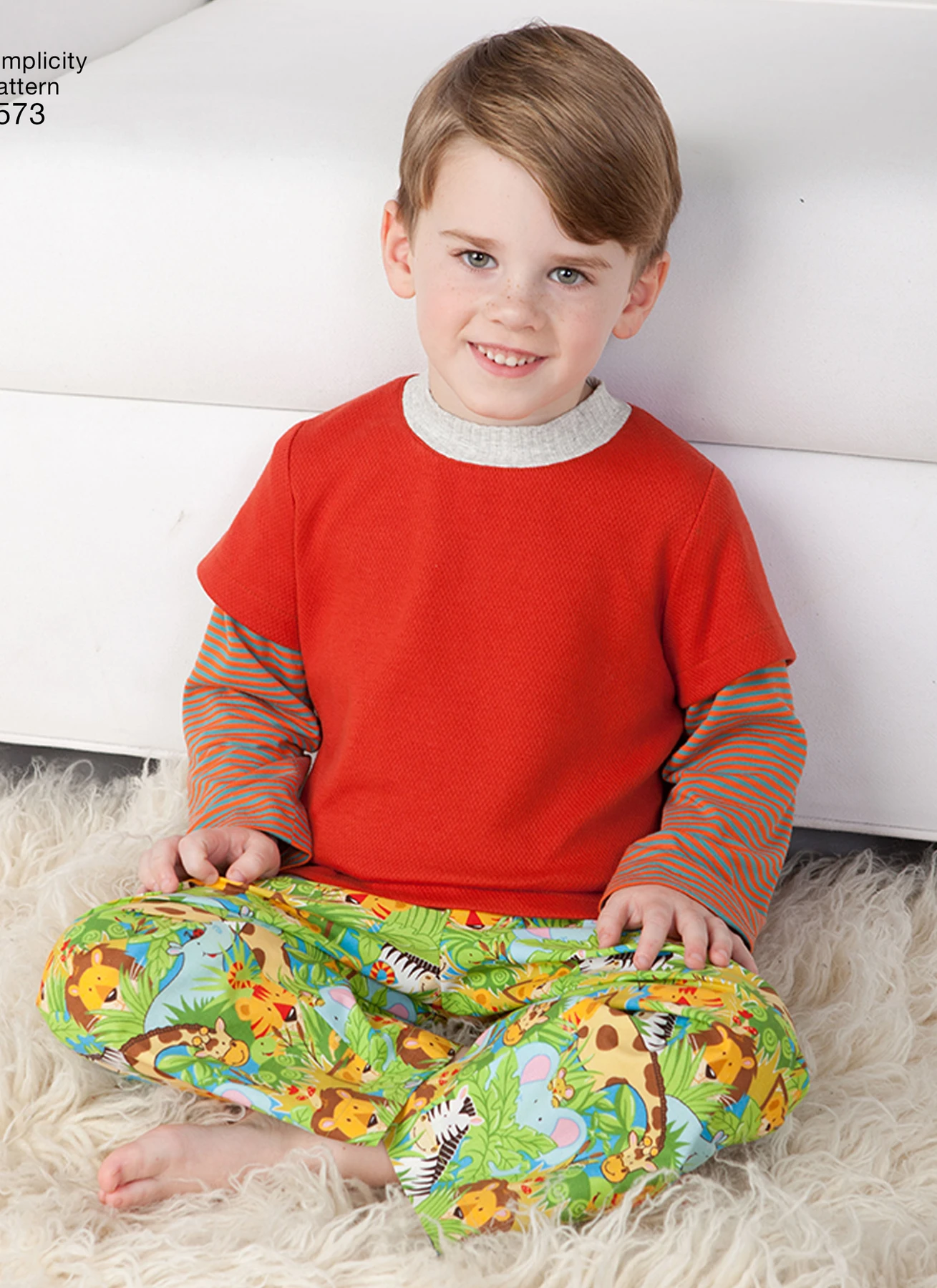 Simplicity Sewing Pattern Toddlers' & Child's Loungewear 2 Simplicity Sewing Pattern Toddlers' & Child's Loungewear