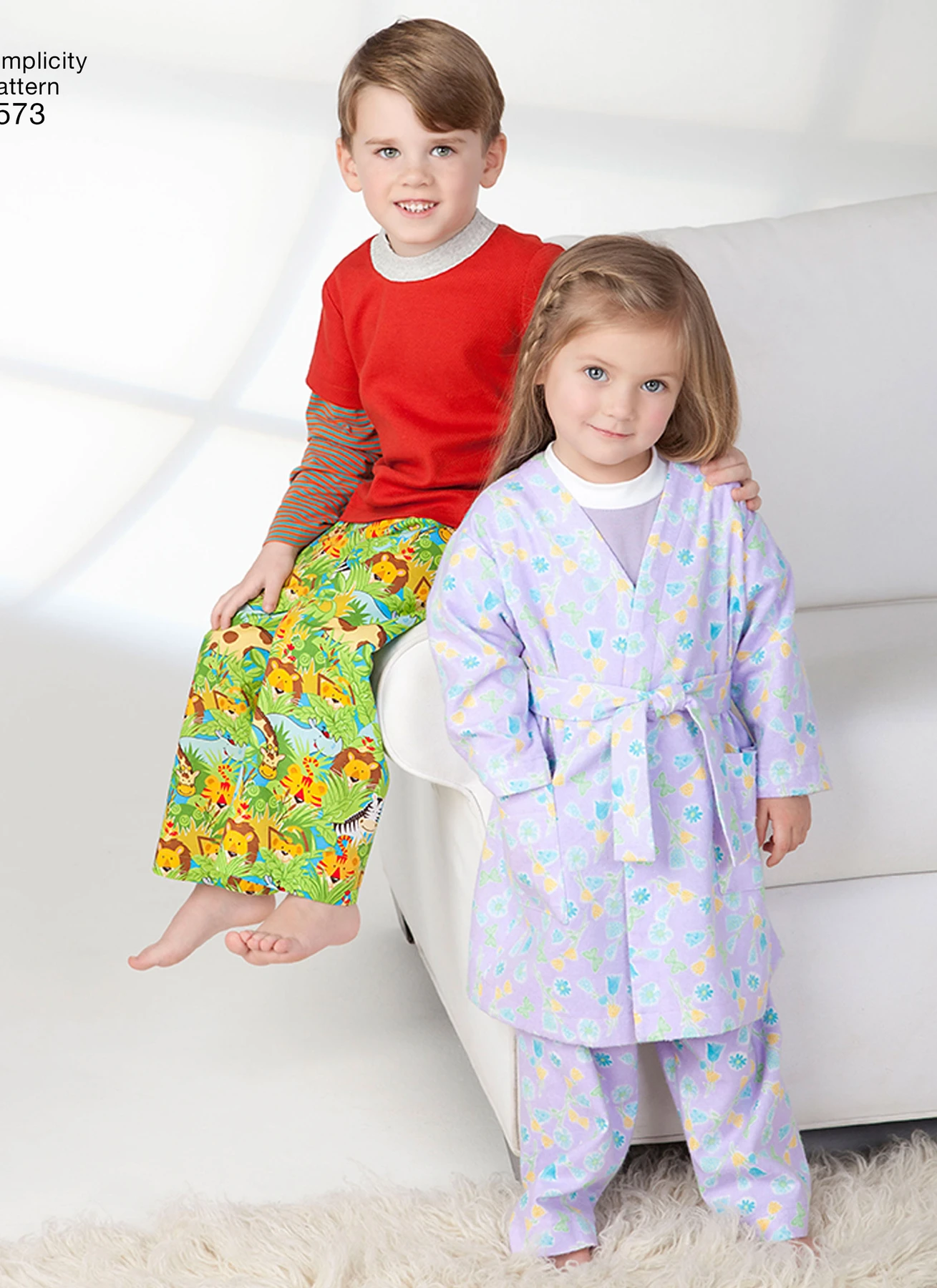 Simplicity Sewing Pattern Toddlers' & Child's Loungewear 3 Simplicity Sewing Pattern Toddlers' & Child's Loungewear