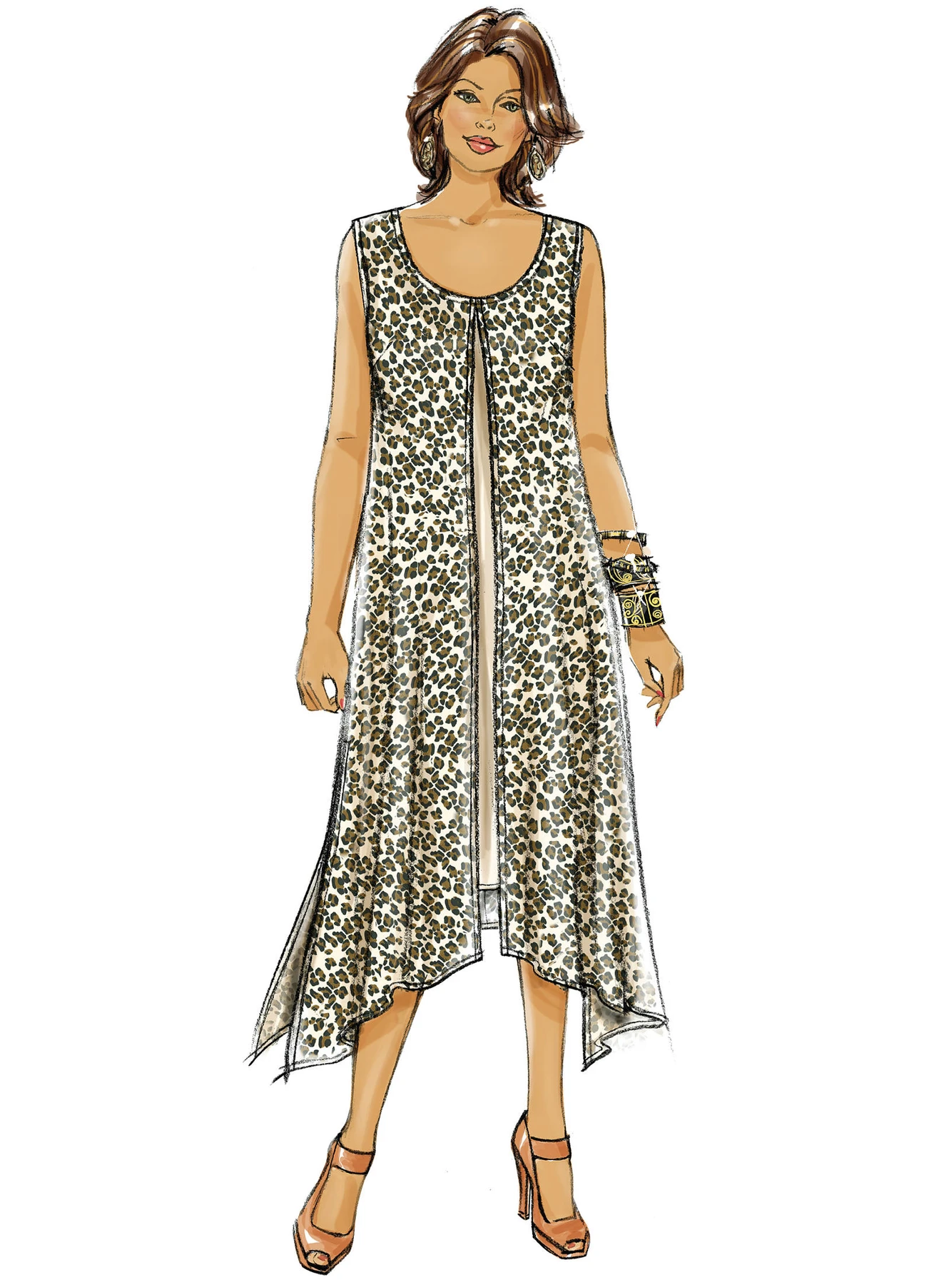 Butterick Sewing Pattern Misses'/Women's Draped-Overlay Top, Dresses and Pants (PDF) 5 Butterick Sewing Pattern Misses'/Women's Draped-Overlay Top, Dresses and Pants (PDF)