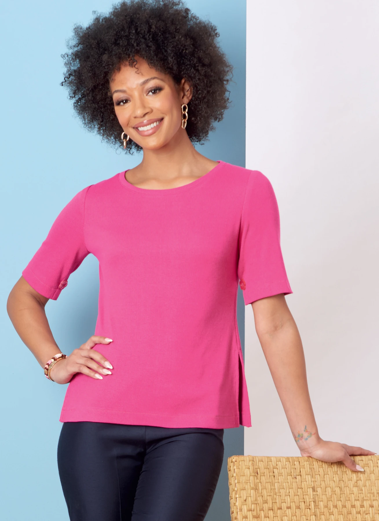 Butterick Sewing Pattern Misses' Knit Tops 2 Butterick Sewing Pattern Misses' Knit Tops