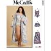 McCall's Sewing Pattern Women's Bodysuit, Robe, Shorts and Pants (PDF)