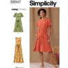 Simplicity Sewing Pattern Misses' Knit Dress with Sleeve and Length Variations (PDF) 15 Simplicity Sewing Pattern Misses' Knit Dress with Sleeve and Length Variations (PDF)