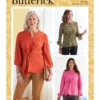 Butterick Sewing Pattern Misses' Top (PDF)