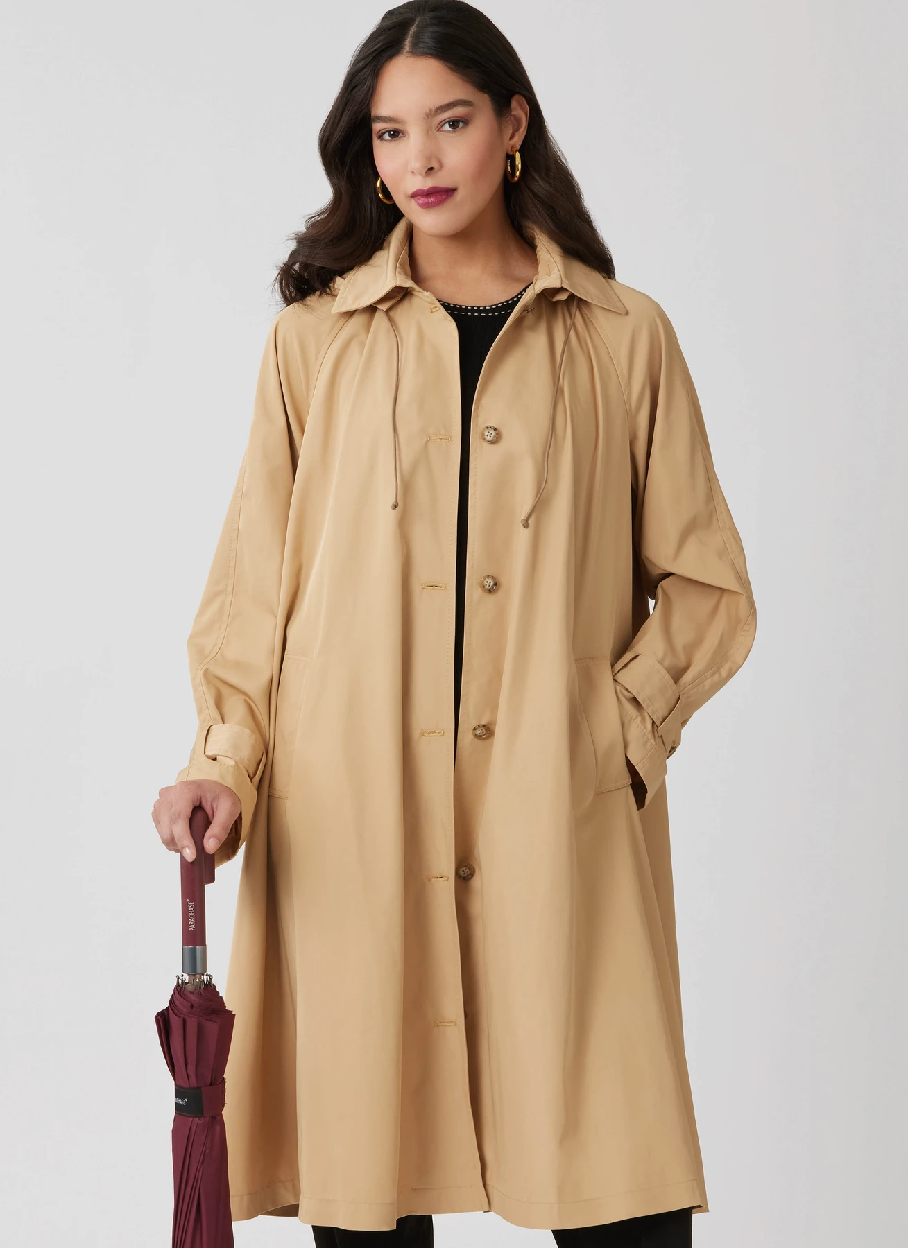 McCall's Sewing Pattern Misses' Trench Coat in Three Lengths with Optional Hood 2 McCall's Sewing Pattern Misses' Trench Coat in Three Lengths with Optional Hood