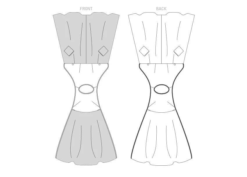 Vogue Patterns 1950s Misses' Wrap Dress 4 Vogue Patterns 1950s Misses' Wrap Dress