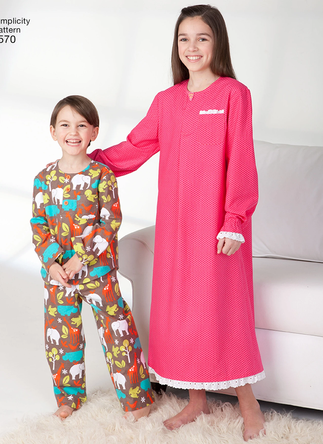 Simplicity Sewing Pattern Child's, Girls' & Boys' Loungewear 4 Simplicity Sewing Pattern Child's, Girls' & Boys' Loungewear