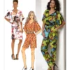 Butterick Sewing Pattern Misses' Surplice-Back Dress and Jumpsuit (PDF) 10 Butterick Sewing Pattern Misses' Surplice-Back Dress and Jumpsuit (PDF)