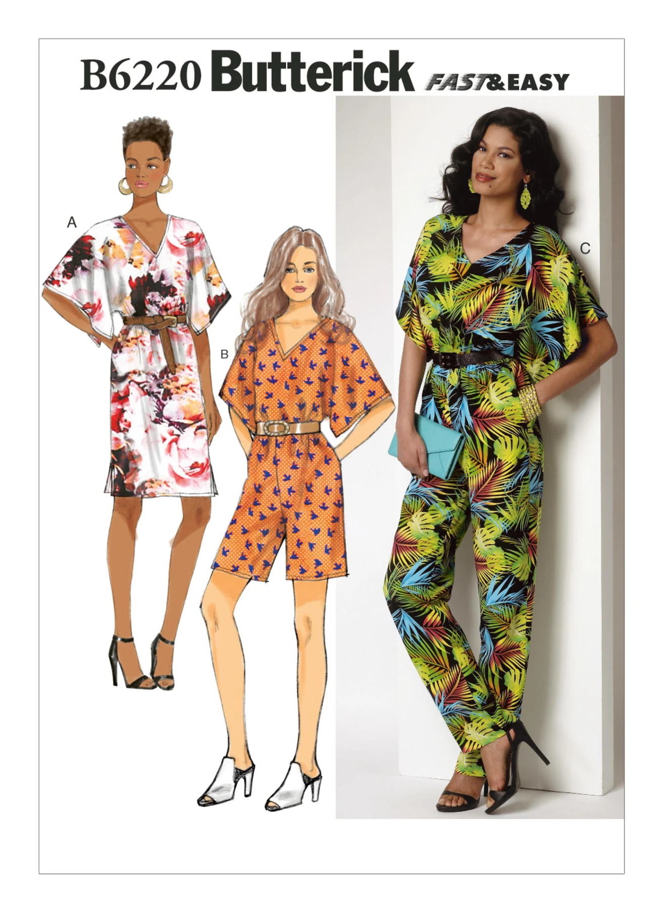 Butterick Sewing Pattern Misses' Surplice-Back Dress and Jumpsuit (PDF) 1 Butterick Sewing Pattern Misses' Surplice-Back Dress and Jumpsuit (PDF)