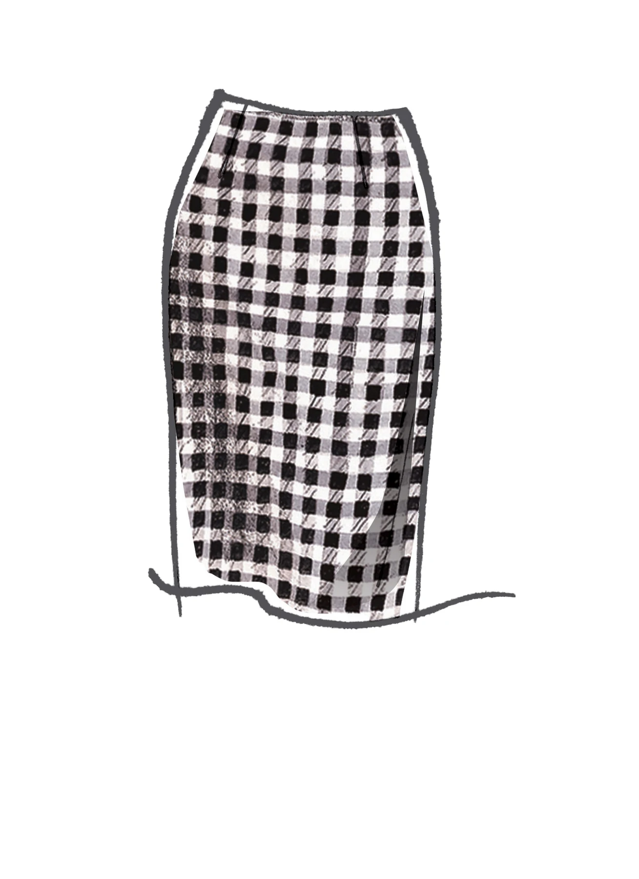 McCall's Sewing Pattern #MarieMcCalls - Misses' Pencil Skirts In Five Lengths 4 McCall's Sewing Pattern #MarieMcCalls - Misses' Pencil Skirts In Five Lengths