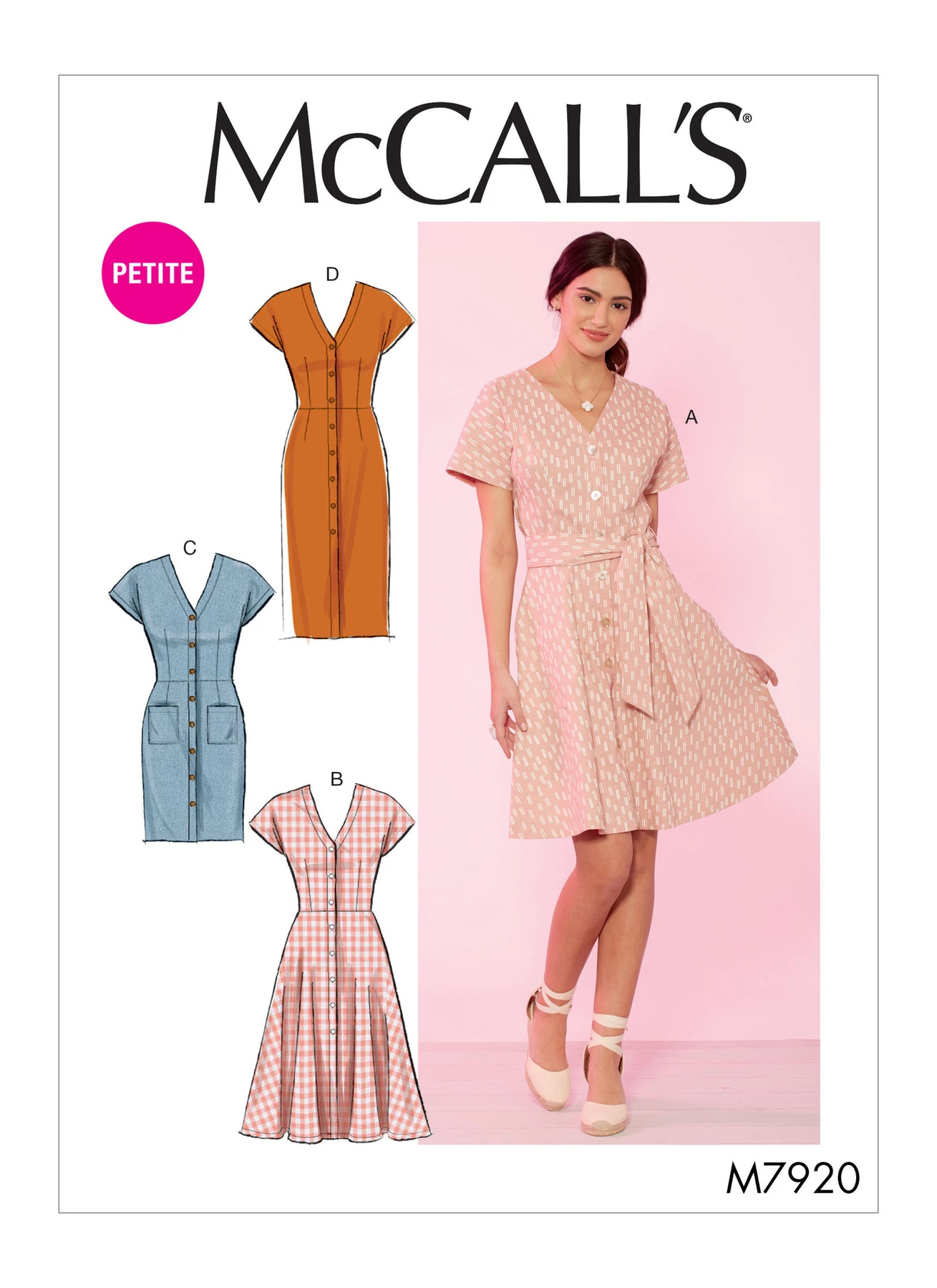 McCall's Sewing Pattern Misses'/Miss Petite Dresses and Belt (PDF) 1 McCall's Sewing Pattern Misses'/Miss Petite Dresses and Belt (PDF)