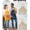 Simplicity Sewing Pattern Unisex Aprons 10 Simplicity Sewing Pattern Unisex Aprons