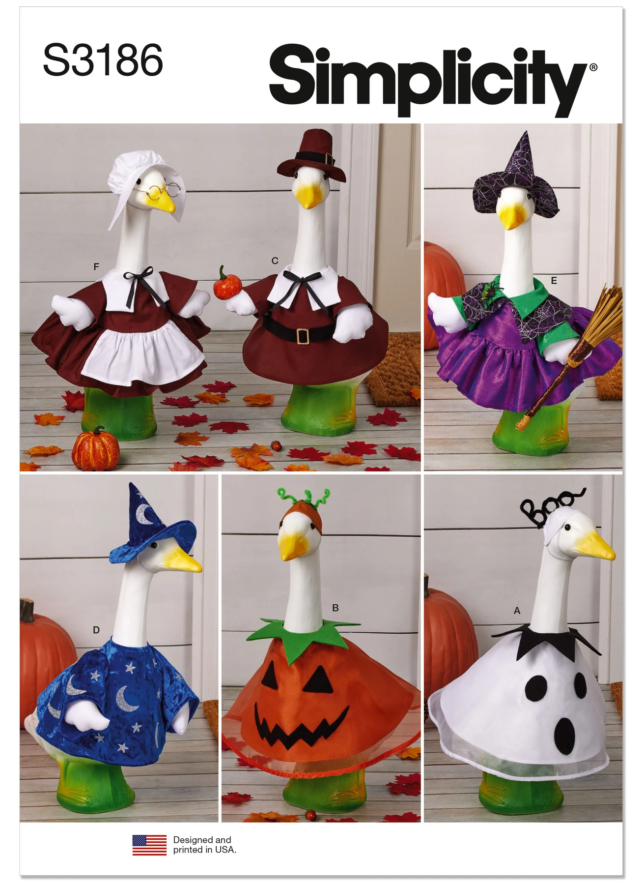 Simplicity Sewing Pattern Porch Geese Clothes for Fall Holiday (PDF) 1 Simplicity Sewing Pattern Porch Geese Clothes for Fall Holiday (PDF)