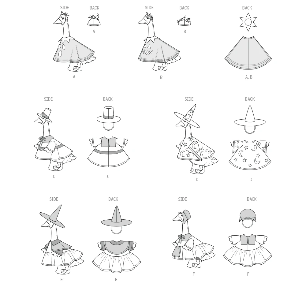 Simplicity Sewing Pattern Porch Geese Clothes for Fall Holiday (PDF) 8 Simplicity Sewing Pattern Porch Geese Clothes for Fall Holiday (PDF)