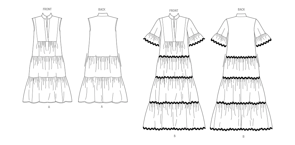Butterick Sewing Pattern Misses' Dresses (PDF) 6 Butterick Sewing Pattern Misses' Dresses (PDF)
