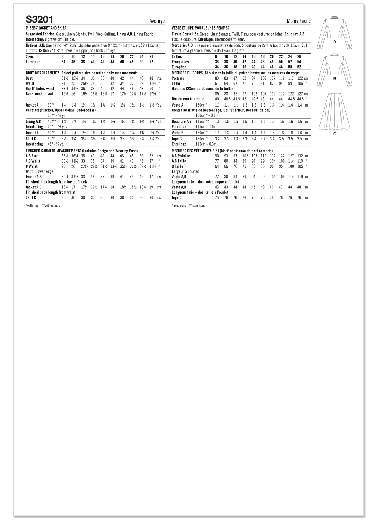 Simplicity Sewing Pattern Misses' Jacket and Skirt (PDF) 10 Simplicity Sewing Pattern Misses' Jacket and Skirt (PDF)