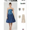 New Look Sewing Pattern Juniors' Corsets, Pants and Skirt 17 New Look Sewing Pattern Juniors' Corsets, Pants and Skirt