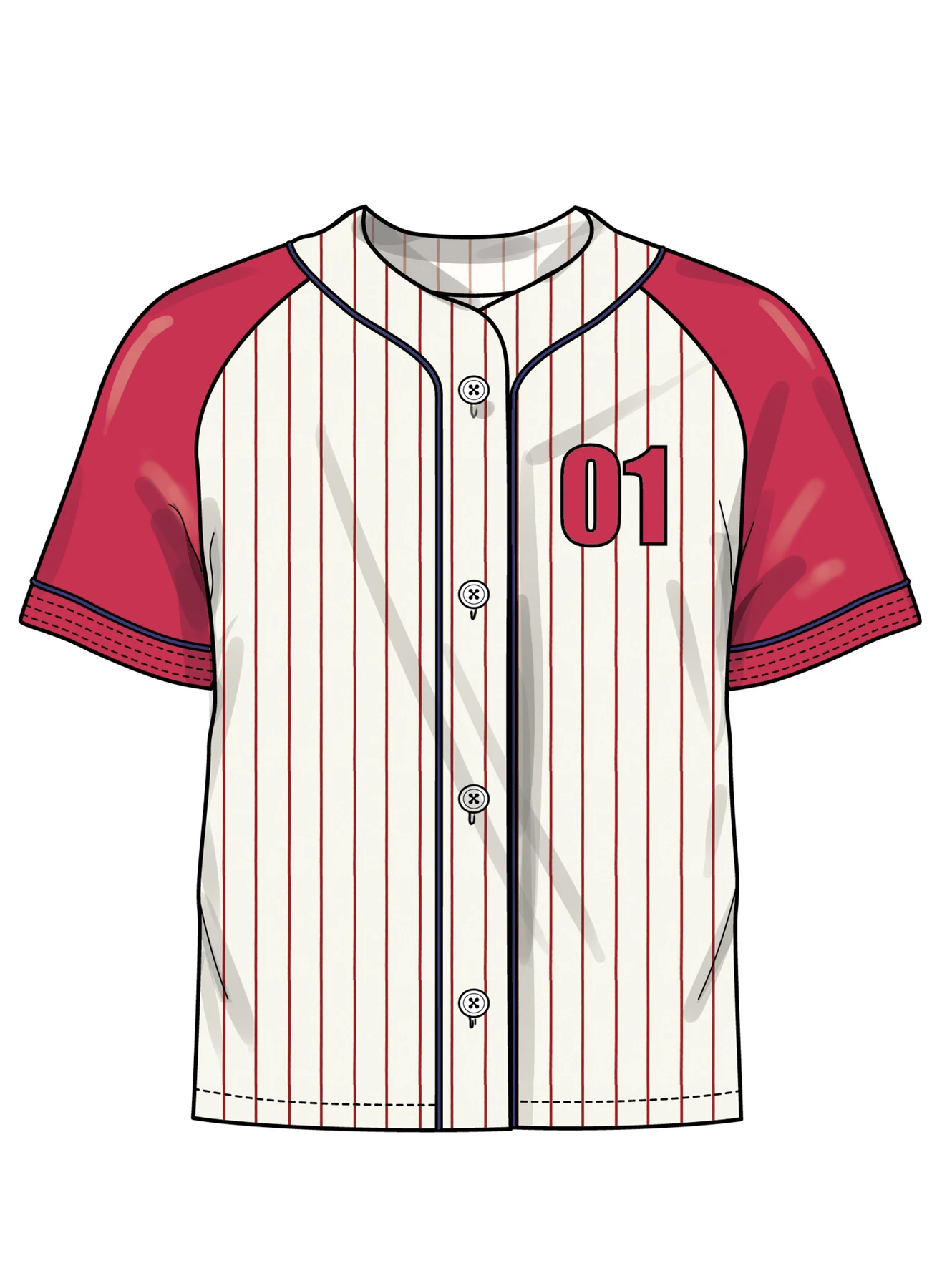Simplicity Sewing Pattern Unisex Baseball Top (PDF) 4 Simplicity Sewing Pattern Unisex Baseball Top (PDF)
