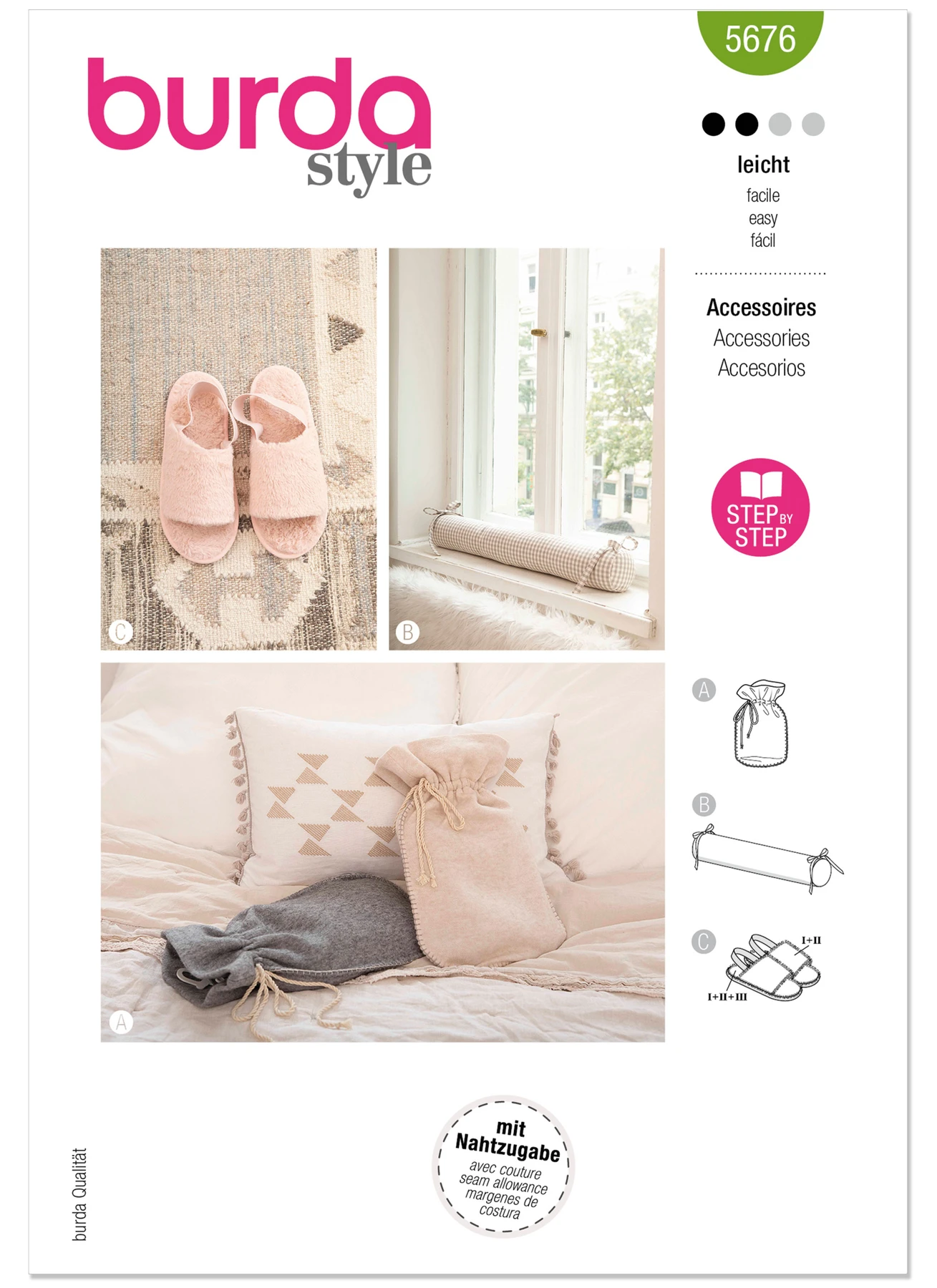 Burda Style Pattern 5676 Home Decor 1 Burda Style Pattern 5676 Home Decor