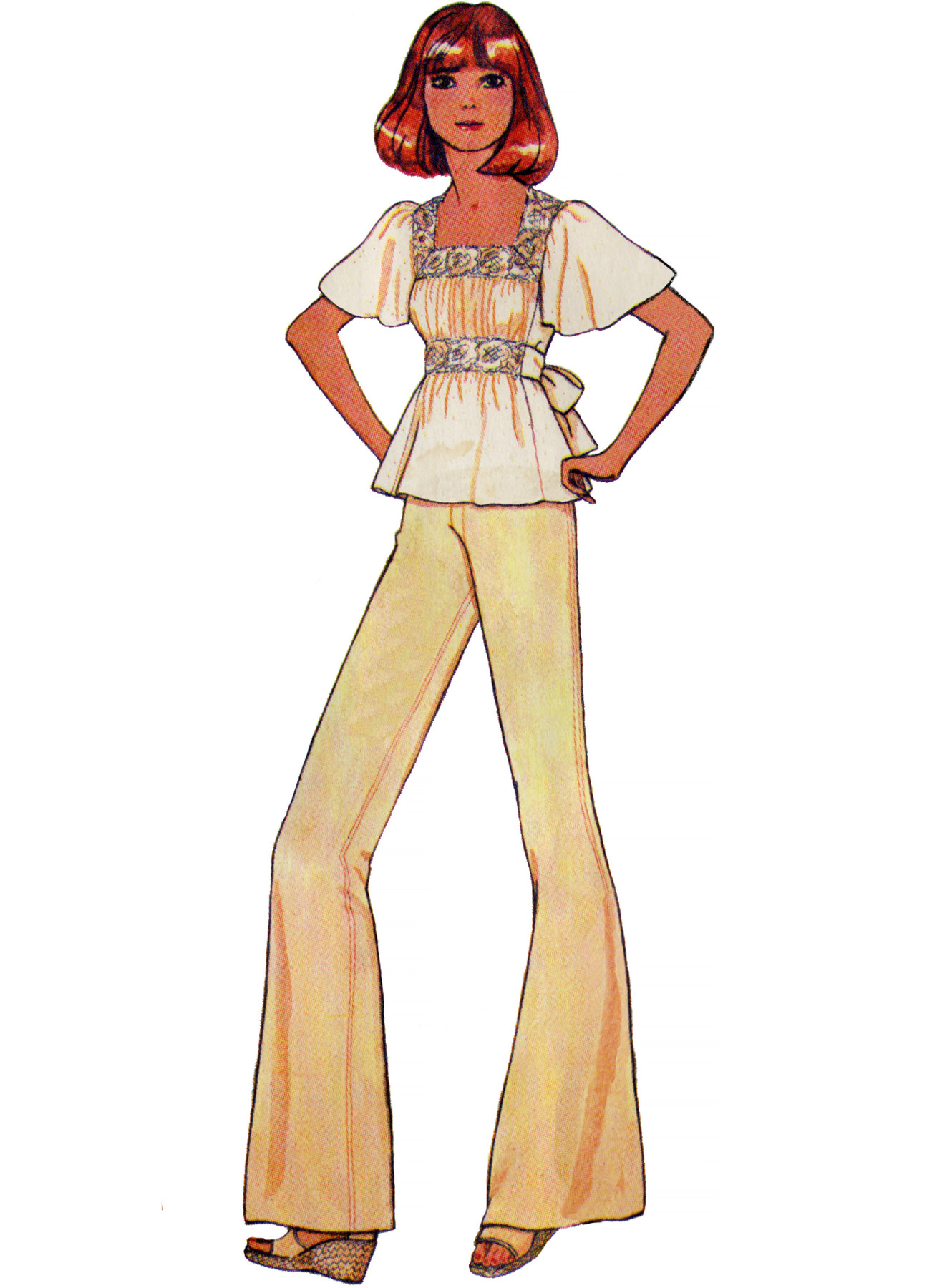 McCall's Sewing Pattern 1970s Misses' Dresses and Top 4 McCall's Sewing Pattern 1970s Misses' Dresses and Top
