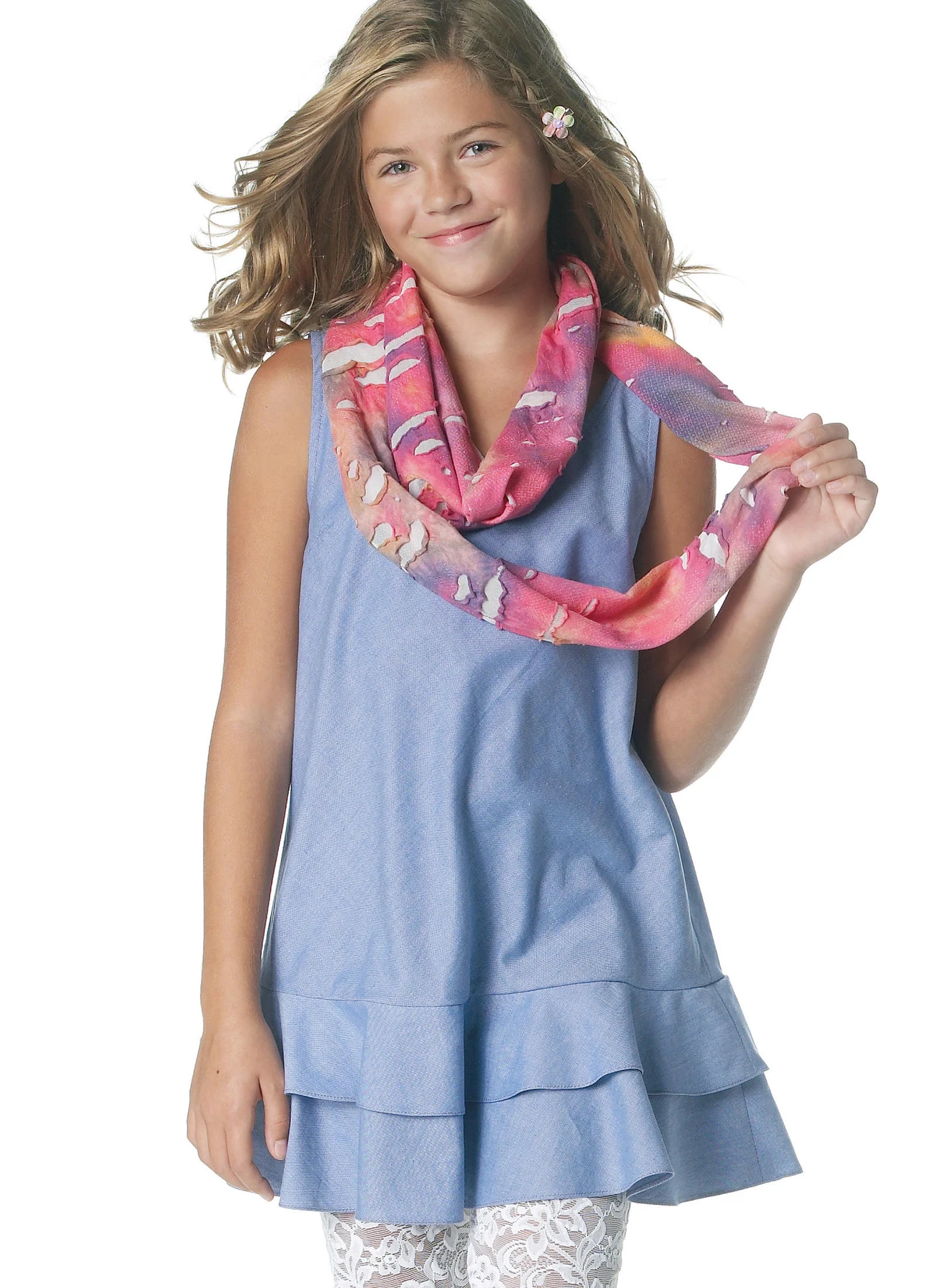 McCall's Sewing Pattern Girls'/Girls' Plus Dresses, Scarf and Leggings (PDF) 2 McCall's Sewing Pattern Girls'/Girls' Plus Dresses, Scarf and Leggings (PDF)