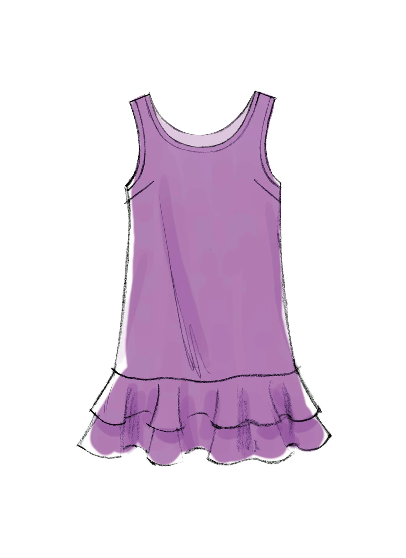 McCall's Sewing Pattern Girls'/Girls' Plus Dresses, Scarf and Leggings (PDF) 5 McCall's Sewing Pattern Girls'/Girls' Plus Dresses, Scarf and Leggings (PDF)