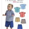 McCall's Sewing Pattern Infants' Button-Down Shirts, Shorts and Pants 24 McCall's Sewing Pattern Infants' Button-Down Shirts, Shorts and Pants