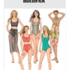 Butterick Sewing Pattern Misses' Swimsuit, Bikini and Wrap 16 Butterick Sewing Pattern Misses' Swimsuit, Bikini and Wrap