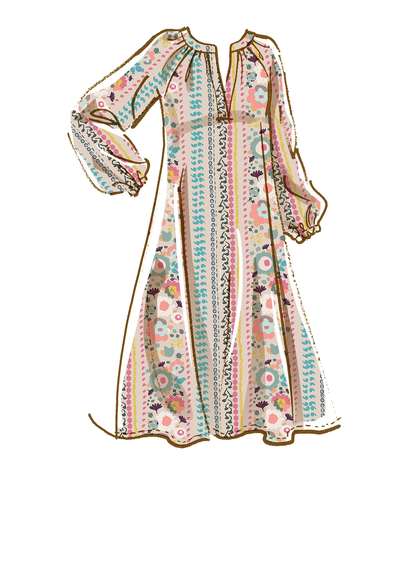McCall's Sewing Pattern Misses' Dresses, Belt, Hat & Mask (PDF) 4 McCall's Sewing Pattern Misses' Dresses, Belt, Hat & Mask (PDF)
