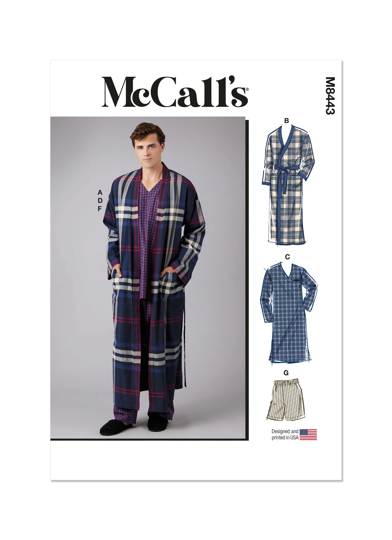 McCall's Sewing Pattern Men's Sleepwear 1 McCall's Sewing Pattern Men's Sleepwear