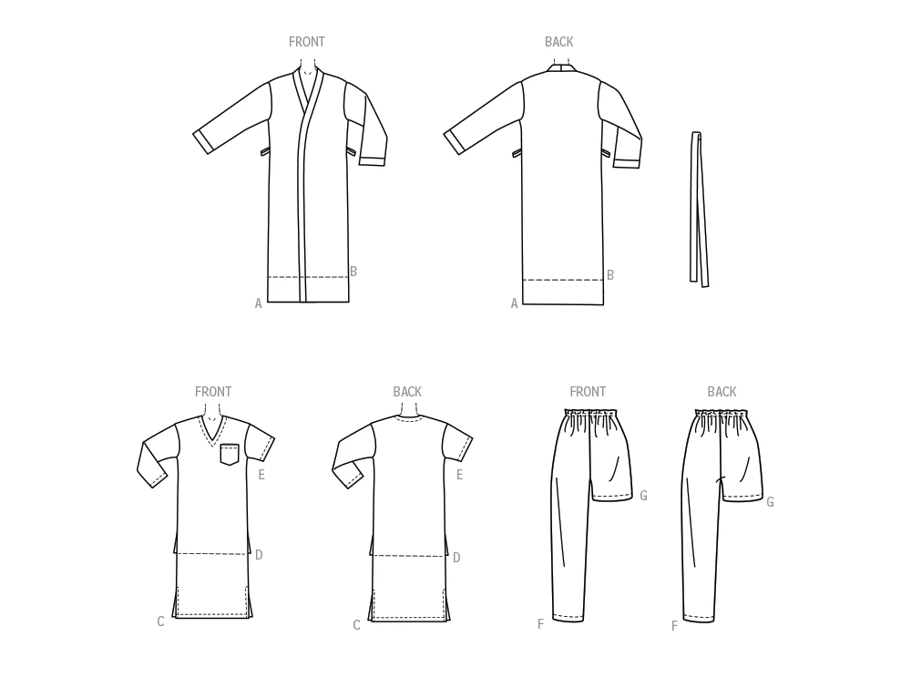 McCall's Sewing Pattern Men's Sleepwear 13 McCall's Sewing Pattern Men's Sleepwear
