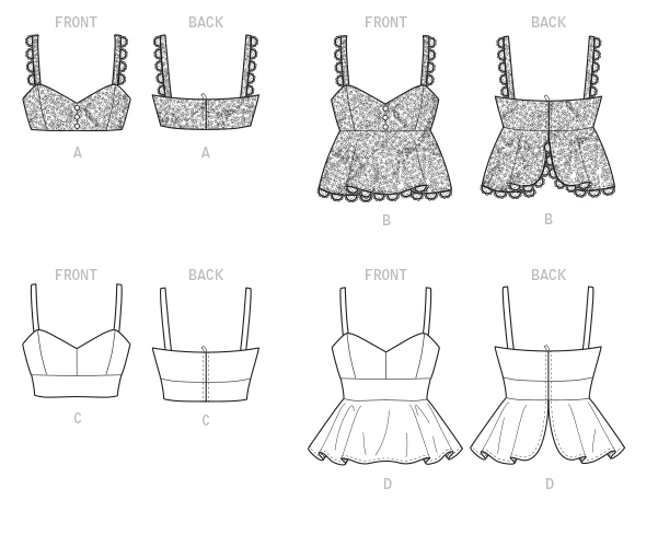 McCall's Sewing Pattern Misses' Tops 8 McCall's Sewing Pattern Misses' Tops