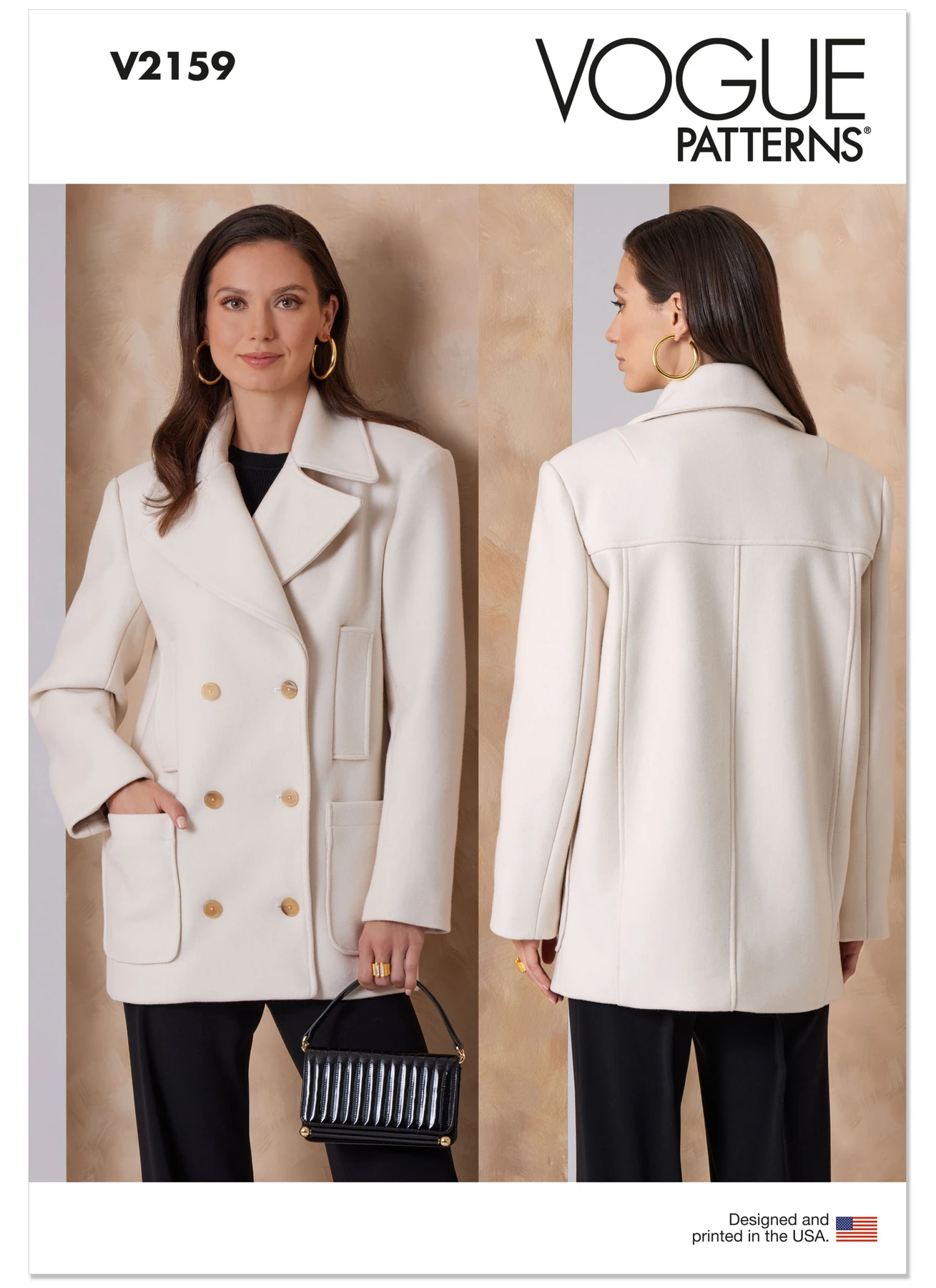 Vogue Patterns Misses' Double-Breasted Jacket (PDF) 1 Vogue Patterns Misses' Double-Breasted Jacket (PDF)