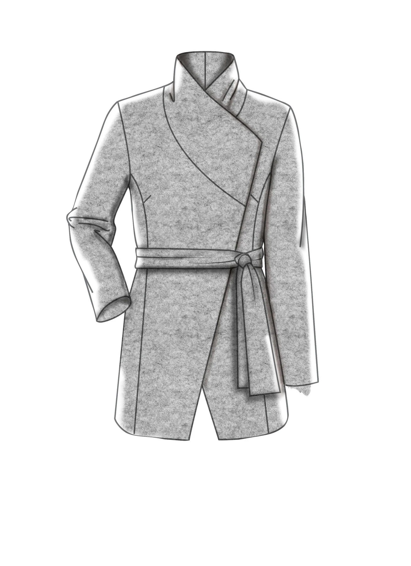 McCall's Sewing Pattern Misses' Princess Seamed Coats and Belt with Collar Options (PDF) 3 McCall's Sewing Pattern Misses' Princess Seamed Coats and Belt with Collar Options (PDF)