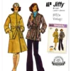 Simplicity Sewing Pattern 1970's Misses' Jiffy Unlined Front Wrap Coat in Two Lengths 17 Simplicity Sewing Pattern 1970's Misses' Jiffy Unlined Front Wrap Coat in Two Lengths