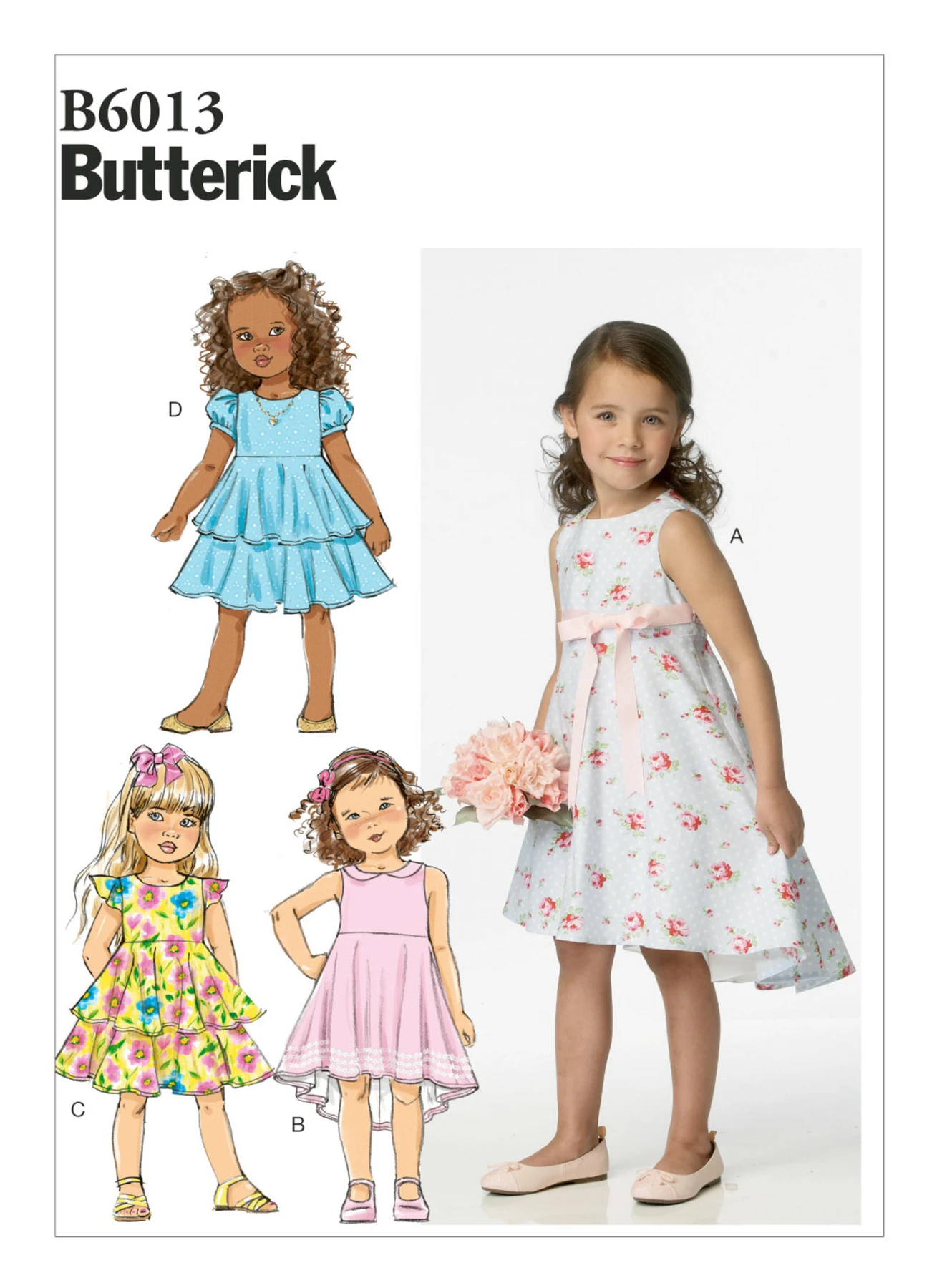 Butterick Sewing Pattern Children's/Girls' Flared Dresses (PDF) 1 Butterick Sewing Pattern Children's/Girls' Flared Dresses (PDF)