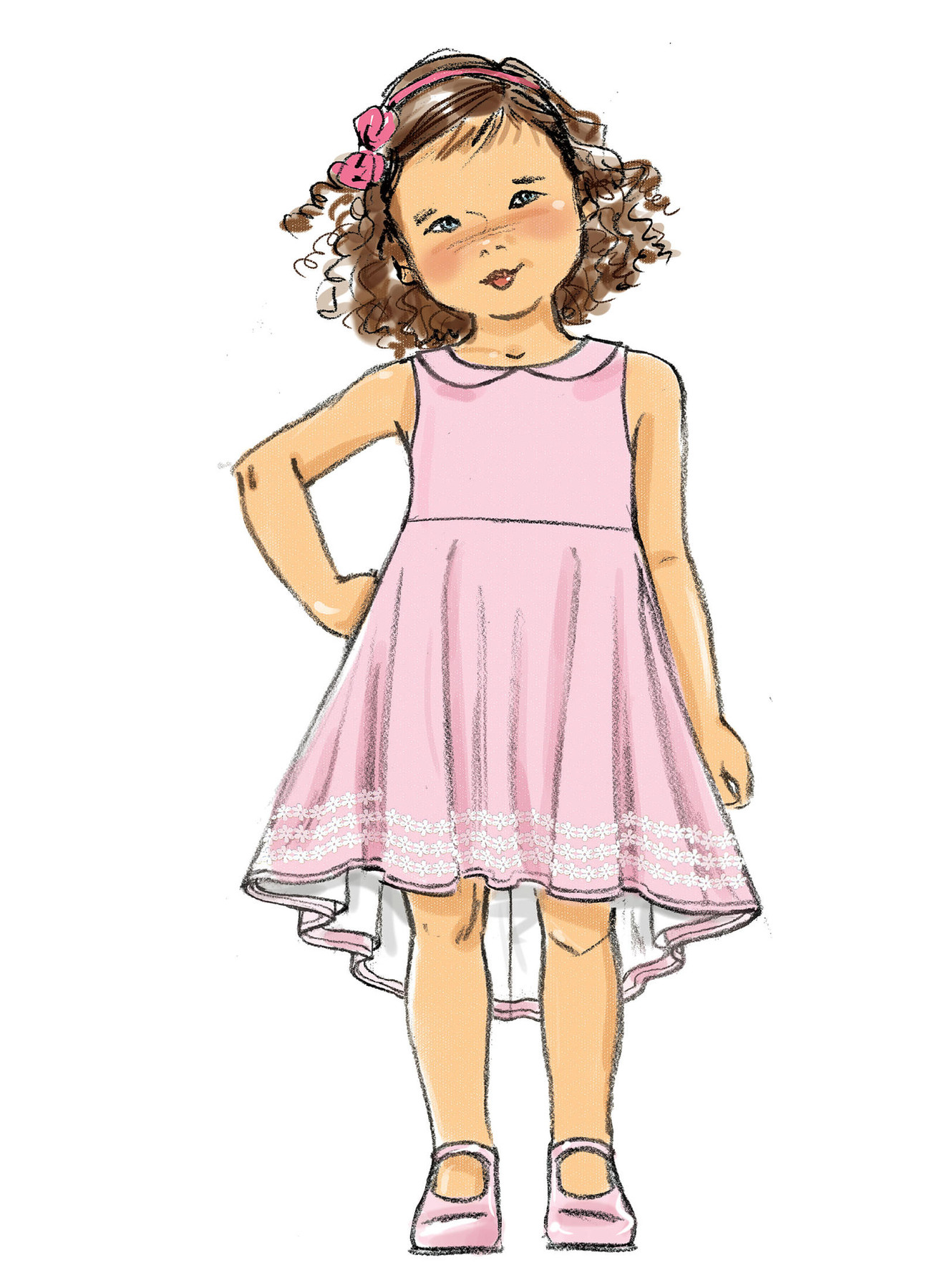 Butterick Sewing Pattern Children's/Girls' Flared Dresses (PDF) 7 Butterick Sewing Pattern Children's/Girls' Flared Dresses (PDF)