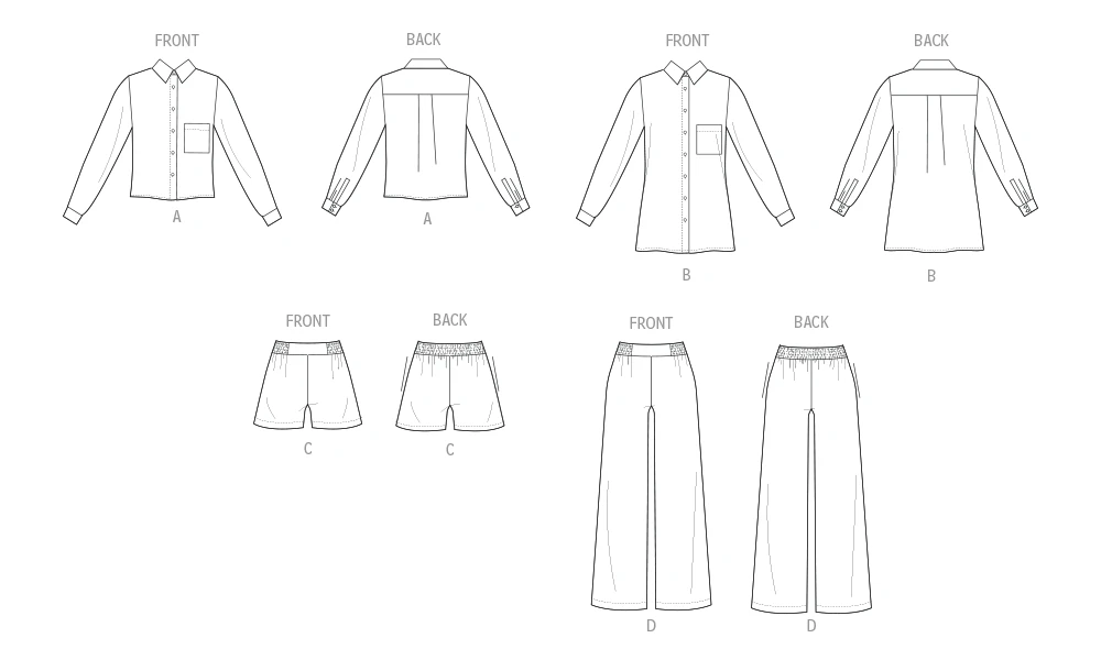 Vogue Patterns Misses' Pajamas 11 Vogue Patterns Misses' Pajamas