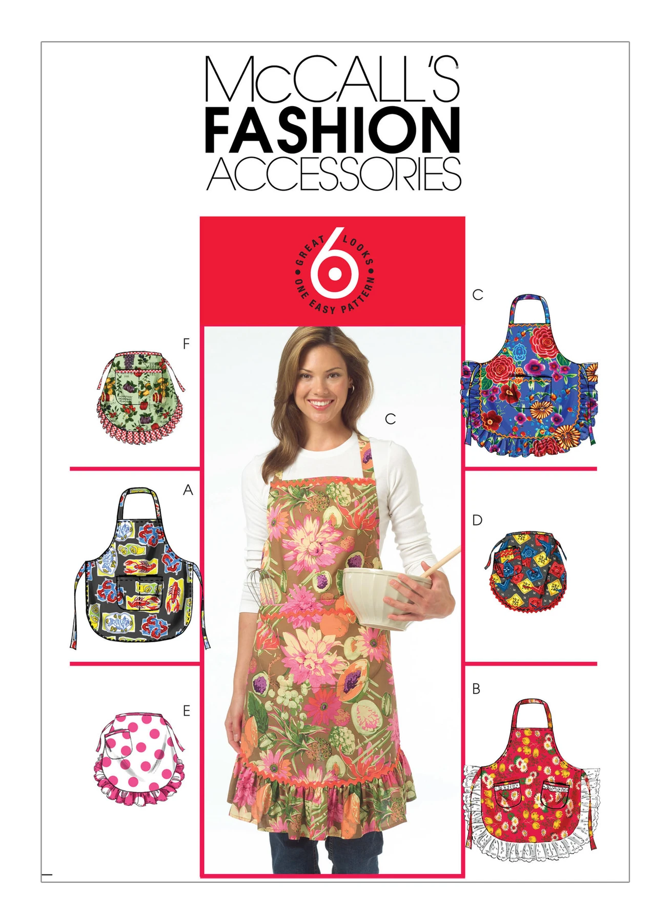 McCall's Sewing Pattern Curved-Hem Aprons 1 McCall's Sewing Pattern Curved-Hem Aprons